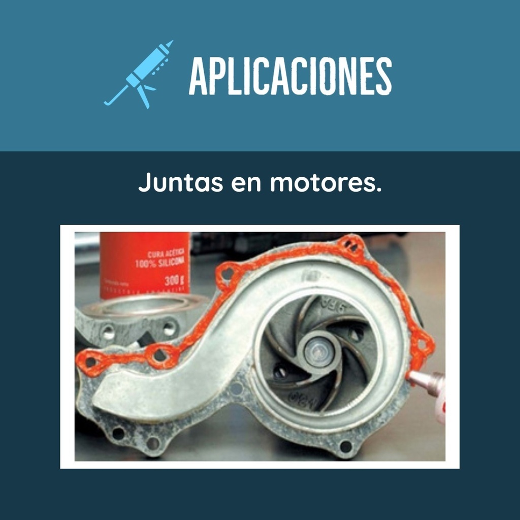 Sellador De Silicona Para Alta Temperatura (x 280 Cc)