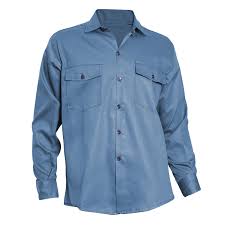 CAMISA ALGODON AZUL