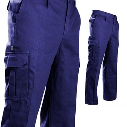 PANTALON CARGO AZUL