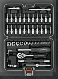 [2144] JUEGO TUBOS 1/4" 46 PIEZAS (pulgadas)